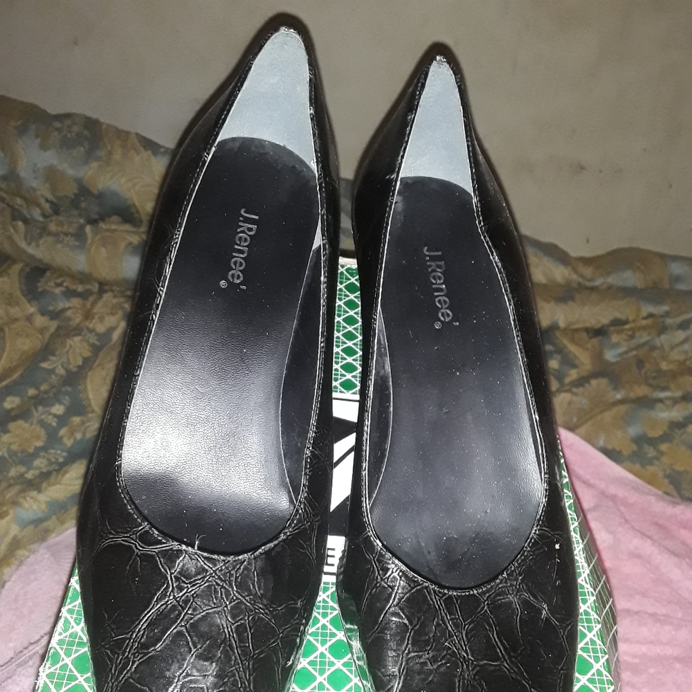 Block heel  black heels